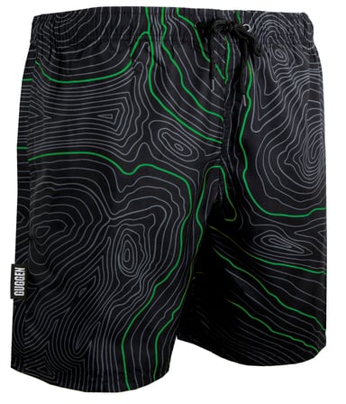 Men's Swim Trunks Stripes Casual Board Shorts Lines Pattern