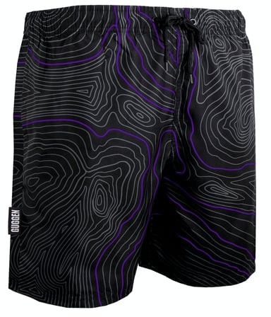 Men's Swim Trunks Stripes Casual Board Shorts Lines Pattern