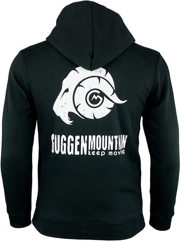 Men's Hiking Hoodie Fleece Hoodie Outdoor With Logo Black