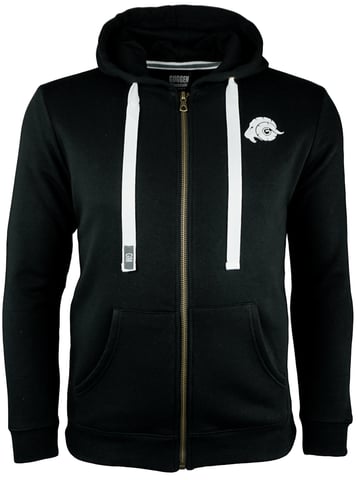 Men's Hiking Hoodie H06 with Zip Black