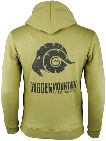 Men's Hiking Hoodie Fleece Hoodie Outdoor With Logo Olive