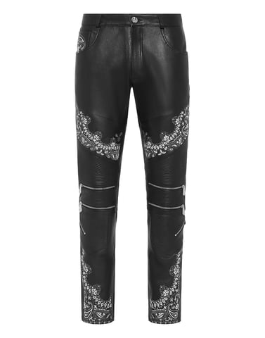 Leather Trousers Paisley