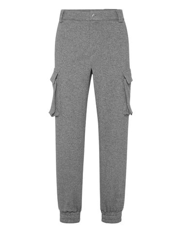 Cashmere Long Trousers Cargo Fit