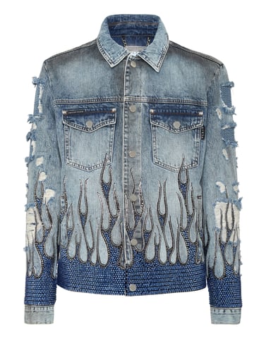 Denim Jacket Flame