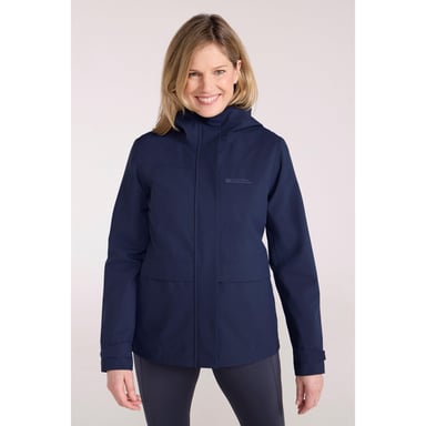 Mountain Warehouse Womens/Ladies April Waterproof Jacket (Navy)