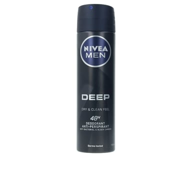 Heren Diep Zwarte Koolstof Deospray 150 ml