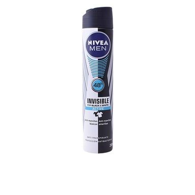 Mannen Zwart & Wit Actieve Deodorantspray 200 ml