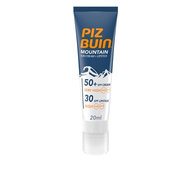 Mountain SPF50+ Zonnebrandcrème 20 Ml + Lippenbalsem F20 2,3 Ml