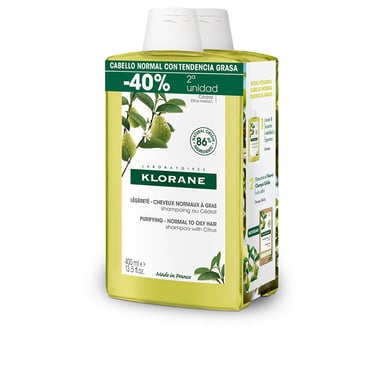 A La Cidra Lätt Schampo För Normal/Fet Hår Duo 2 X 400 ml