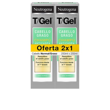 T/gel Normal-fet Anti-skorv Schampo Pack 2 X 250 ml