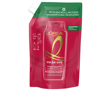 Elvive Color-vive Skyddande Schampo Påfyllning Ekopack 500 ml
