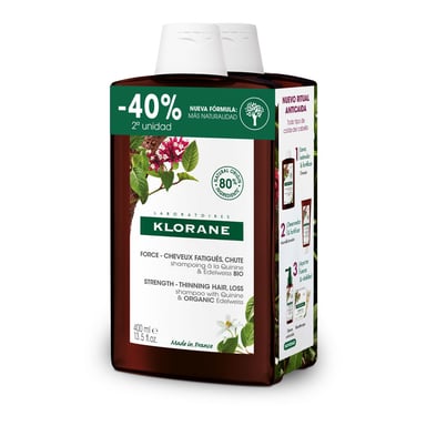 A La Quinine Och Edelweiss Bio Stärkande Schampo Duo 2 X 400 ml
