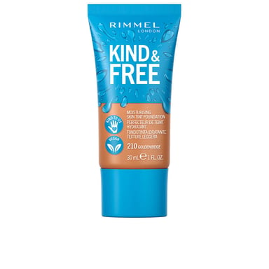 Kind & Free Hudtoningsfoundation #210-guldbeige 30 ml