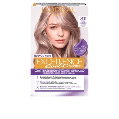Excellence Cool Dye #8.11-ljus askblond 192 ml