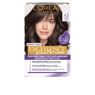 Excellence Cool Haarkleur #4.11-intense Asbruin 192 ml
