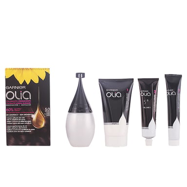 Olia Permanente Kleur #5,0 Lichtbruin Set 4 stuks