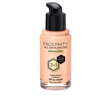 Facefinity All Day Flawless 3 I 1 Foundation #c40-ljusa Ivory 30 ml