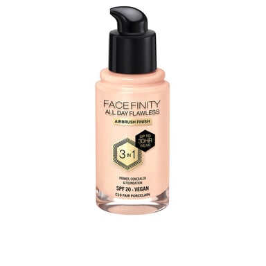 Facefinity Hela Dagen Felfri 3-i-1 Foundation #c10-ljust Porslin 30 ml