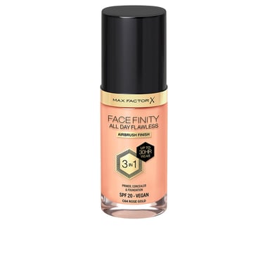 Facefinity 3-i-1 Primer, Concealer & Foundation #64-rose Gold 30 ml