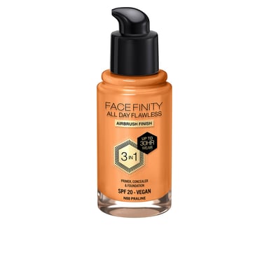 Facefinity Hela Dagen Felfri 3 i 1 Makeup Bas #88-pralin 30 ml
