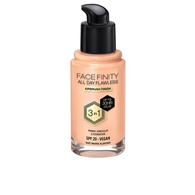Facefinity Helt Perfekt 3 I 1 Foundation #n45-varm Mandel 30 ml