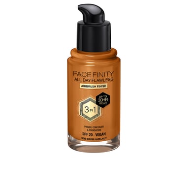 Facefinity Hela Dagen Felfri 3 I 1 Foundation #w98-varm Hasselnöt 30 ml