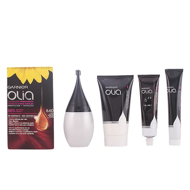 Olia Permanent Kleuring #6,60 Intense Rood Set 4 stuks