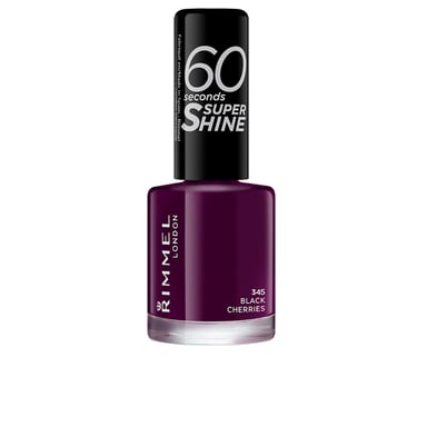 60 Seconds Super Shine Nagellack #345-svarta Körsbär 8 ml