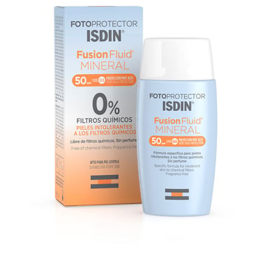 Fusion Fluid Mineraal Photobescherming 0% Chemische Filters Spf50+ 50 ml