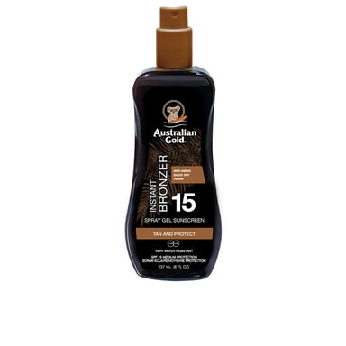 Solskyddsmedel Spf15 Spray Gel Med Omedelbar Bronzerserum 237 ml