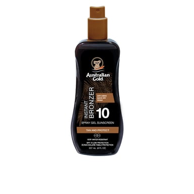 Solskyddsmedel SPF 10 Spraygel med Omedelbar Bronzer 237 ml