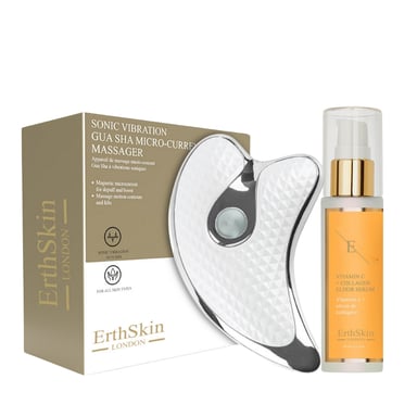 Sonic Vibratie Gua Sha + Vitamine C Serum 60ml