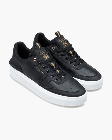 Cruyff Endorsed Tennis Leather Men's Black/White Trainers