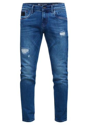 Jeans Trousers "TORI" Slim Fit Destroyed Denim