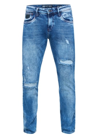 Jeans Trousers "TORI" Slim Fit Destroyed Denim
