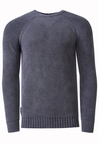 Washed knit sweater in vintage look