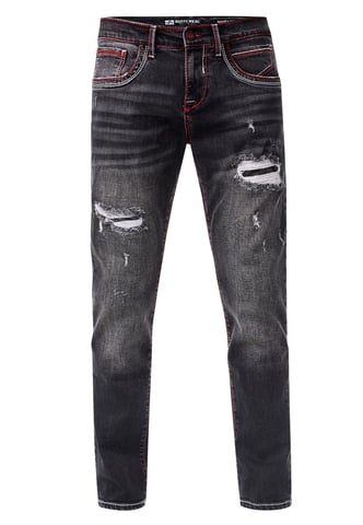 Jeans "ODAR" Destroyed Regular Fit Stretch Jeans