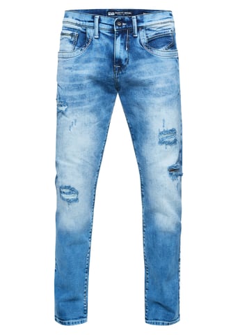 Jeans "ODAR" Destroyed Regular Fit Stretch Jeans