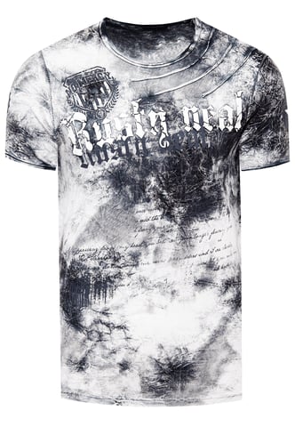 Color Tie Dye Batik T-shirt with logo print