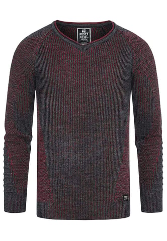 Cropped Slim Fit V-Neck Sweater