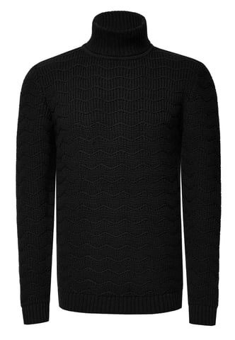 Heavy Duty Knitwear Turtleneck Sweater