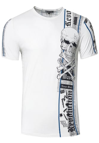 Biker T-Shirt Front & Back Printed