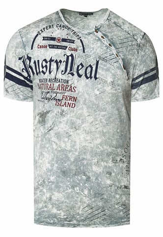T-shirt with side button and logo print
