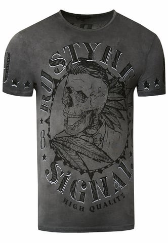 T-shirt Wash with skull print