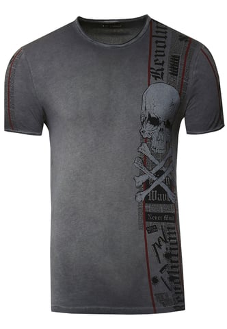 Biker T-Shirt Front & Back Printed