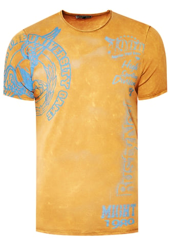 acid washed Ttshirt with prints