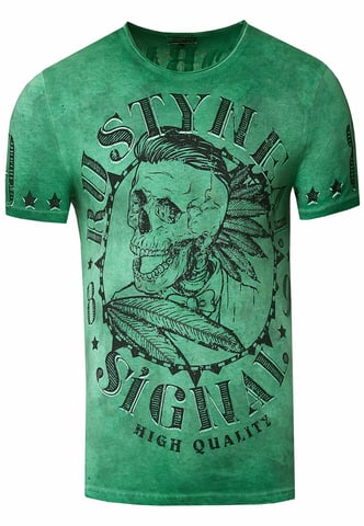 T-shirt Wash with skull print