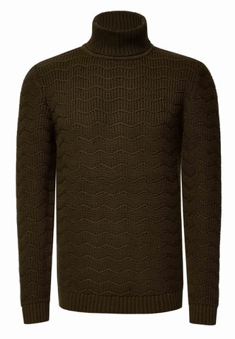 Heavy Duty Knitwear Turtleneck Sweater