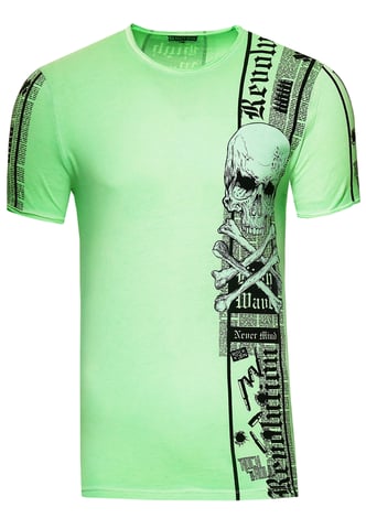 Biker T-Shirt Front & Back Printed