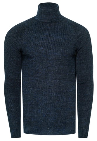 Slim Fit Feinstrick Business Turtleneck Sweater